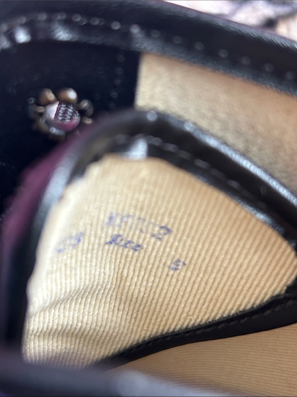 VINTAGE “Made in England” Purple Velvet Authentic Dr.Martens Lace Up Boots - Picture 8 of 8